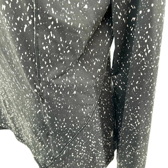 Lululemon Go The Distance 1/2‎ Zip Butterfly Texture Mink Berry Black Size 8 - Picture 5 of 7